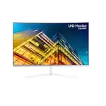 SAMSUNG 三星 32型 1500R 4K 曲面顯示器(白色) UR591C (U32R591CWC)