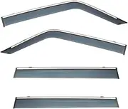 Window Visor Wind for Mitsubishi Pajero V31 1998-2022 Window Weather Guard Door Visor Vent Shades Door Visor Vent Shades