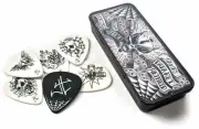 Dunlop James Hetfield Pick Tin Papahet + 6 Guitar Picks *New* Metallica