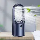 USB Office Fan Small Cooling Fan Desk Leafless Fan Small Desk Fan for Room