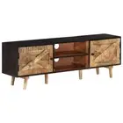 Tv Cabinet 140X30x46 Cm Rough Mango Wood And Solid Acacia lithium TV Stands & En