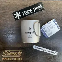 在飛比找蝦皮購物優惠-【現貨附發票】日本Snowpeak 雙層鈦杯 鈦筷 300m