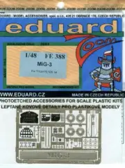EDUFE388 1:48 Eduard Zoom Color PE - MiG-3 (TRP kit) #FE388
