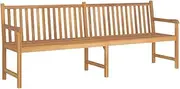 Garden Bench Garden Bench 228 cm Solid Teak Wood