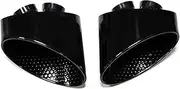 Car Exhaust Tip Compatible For Audi S7 S6 S5 S4 S3 Up RS6 RS7 RS6 RS3 RS4 RS5 Muffler Tip TailTip Exhaust Tip System 220mm Width Nozzle(Black B 1)