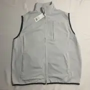Men’s Calvin Klein Golf Gray Double Zipper Vest - Size Large - New With Tags