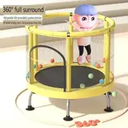 48 Inch Trampoline Mini Bouncer Jumping Fitness Equipment Home Outdoor Fitness Equipment Children's Fitness Equipment With Safety Netting