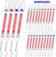 Multi-Purpose Deep Hole Marker Pens 20Mm Long Head Drill Deep Nib Markers Colorf