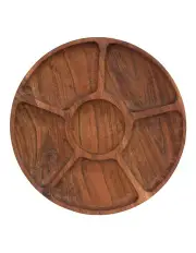 [Salt&Pepper] Gibson Round Divider Tray 35x3cm in Natural
