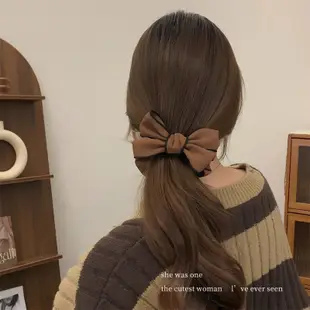 【現貨批發】韓國雙面蝴蝶結香蕉夾 高級感後腦勺丸子頭盤發抓夾 大號新款可愛髮夾頭飾
