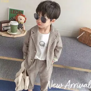 童裝 外套 套裝 小孩 男 兩件 棉 新款 韓版 時尚