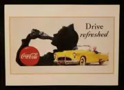 NEW: Coca Cola Coke Postcard 4x6 Drive Refreshed