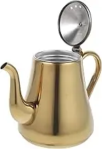 PHENOFICE Stainless Steel Teapot with Removable Infuser Capacity Kettle for Home and Restaurant Use Smooth Pouring Spout Design for Brewing Tea