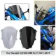 摩托車配件雙泡擋風玻璃擋風玻璃paree-brise For Suzuki GSXR1000 GSXR 1000 GSX