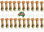 Tractor 20x High Tensile Plough Head Bolts and Nuts 7/16" x 3" UNC