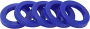 X AUTOHAUX Universal Oil Seal UN Lip Seal Ring Rotary Shaft Seal 40x60x10mm High Pressure TPU Blue 5 Pcs