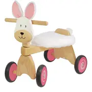 I'm Toy Paddie Rider Bunny Wooden Ride On for Toddlers