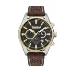 TIMBERLAND 美式潮流ALDRIDGE系列三眼皮帶腕錶46MM(TDWGC2102402)