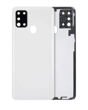 Back Cover Glass With Camera Lens For Samsung Galaxy A21s (Service Pack)