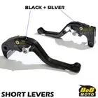 For Honda CB600F Hornet 07 08 09 10 11 CNC Clutch Brake Levers Short Black SBS