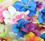 Mini Silk Orchid Flowers - Artificial Flower Heads DIY Craft Wedding Decor 60Pcs