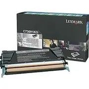 Lexmark C736H1KG BLACK TONER PREBATE YIELD 10,000 PAGES, FOR C736