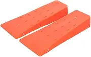 CIYODO 2pcs Plastic Logging Wedges for Chainsaw Tree Felling Garden Cutting Tools Replacement Chock