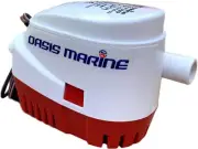 750 GPH Automatic Bilge Pump 12V with Built-In Sump Pump Float Switch - Water B