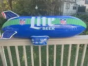Miller Lite Inflatable NFL Blimp Vintage