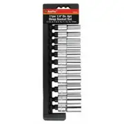Ampro 1/4" Drive Metric Deep Socket Set 11 Piece T45001