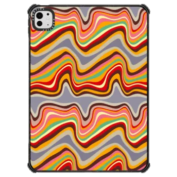 iPad Pro 11-inch (M4) iPad Impact Case retro wave boho disco