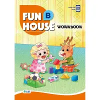 在飛比找momo購物網優惠-Fun House B Workbook（附音檔 QR CO