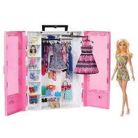 在飛比找Yahoo!奇摩拍賣優惠-換裝娃娃玩具手提公主Barbie禮包芭比兒童新女孩GBK12