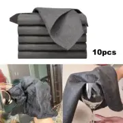 10PCS Thicken Magic Glass Cleaning Cloth Dishcloth Lint Free Rag Multi Purpose