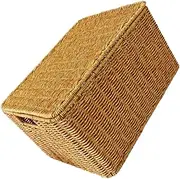 Storage Box Handles Lids Dustbin Shelving Basket Rack Cubes Stackable Containers Lidded Bags Blanket Duvet Canvas Shelves Wicker Book Boxes Hamper Imitation Rattan Pp Hose Khaki