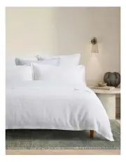 [Sheridan] Rennie Tailored Quilt Cover in White
