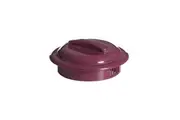 KH Healthcare Jug 1Ltr Lid PP Burgandy (#11) (Box 6)