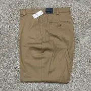 NWT Brooks Brothers Brown Clark 40x30 Mens Dress Pants Retail $108