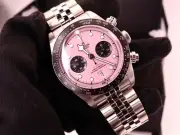 BRAND NEW PINK Tudor Black Bay Chrono 41mm Special Edition 79360N 2024 Watch Set