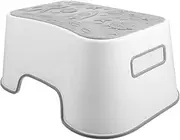 LOLIPPYY Plastic Stepping Stool for Adults Ergonomic Bathroom Foot Stool for Potty Training Compact Design Non Slip Toilet Step Stool Space Saving Footrest for