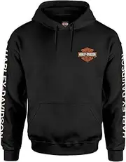[HARLEY-DAVIDSON] Men's Bar & Shield Logo Pullover Hoodie - Black 30297503