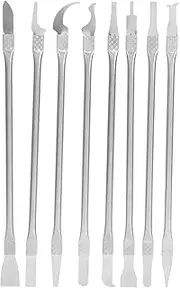 Respicefinem XRD 2108A 8pcs Professional IC Chip CPU Remover Mobile Phone Chip Repair Knife Set Multi Functional with Double End Prying Head 16 Kinds of Blades High Temperature