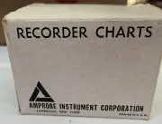 AMPROBE INSTRUMENT RCV12HX Chart Paper Roll Recorder Chart Pack Of 6 NEW