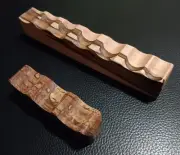 Artist Luxury Paintbrush Rests. Set of 2. Holds 10, Figured Maple & Spalted Oak.