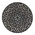 SARO LIFESTYLE Beaded Design Placemats Set of 4 Black 15 3517.BK15R