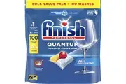 Finish Quantum Lemon Dishwashing Tablets 100 Pack