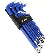 13Pcs Extra Long Hex Key Large Hex Key Allen Keys Metric 2-19mm Ball End CR-V