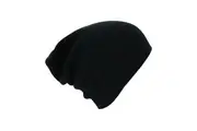 Beechfield Slouch Beanie (Black) (One Size)