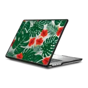 MacBook Pro 16-inch (M1 - M4) Impact Case Tropical Hibiscus Flowers Monstera Palm Leaves
