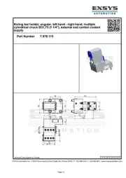 Boring bar holder, angular, left/right hand, 7.078.115